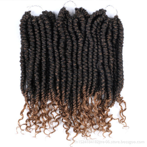 High quality synthetic water wave loop braiding hair long deep curly bulk hair crochet braid
